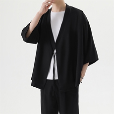 风夏季披风男女情侣宽松日系冰丝防晒服风衣xz815-001p25，男装风衣，星座815（原A203）