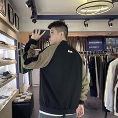 外套男秋冬高级感男装2025新款无帽冬季青少年男士夹克HH8026P49，男装夹克，星座1013-5