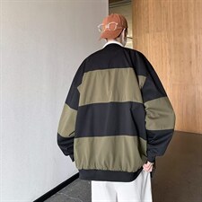 潮流夹克潮男休闲时尚外套单排扣棒球领A3P55，男装夹克，星座1116-2
