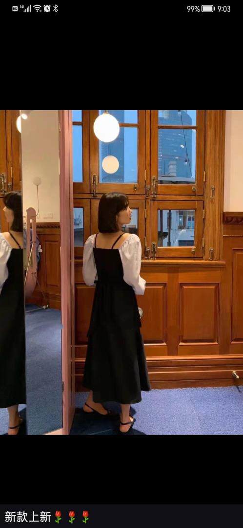 拼接连衣裙，女装连衣裙，时尚秀衣阁