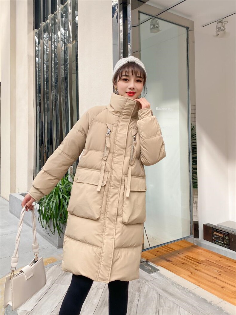 冬款羽绒服中长款，女装羽绒服，艾慕缇(1F)