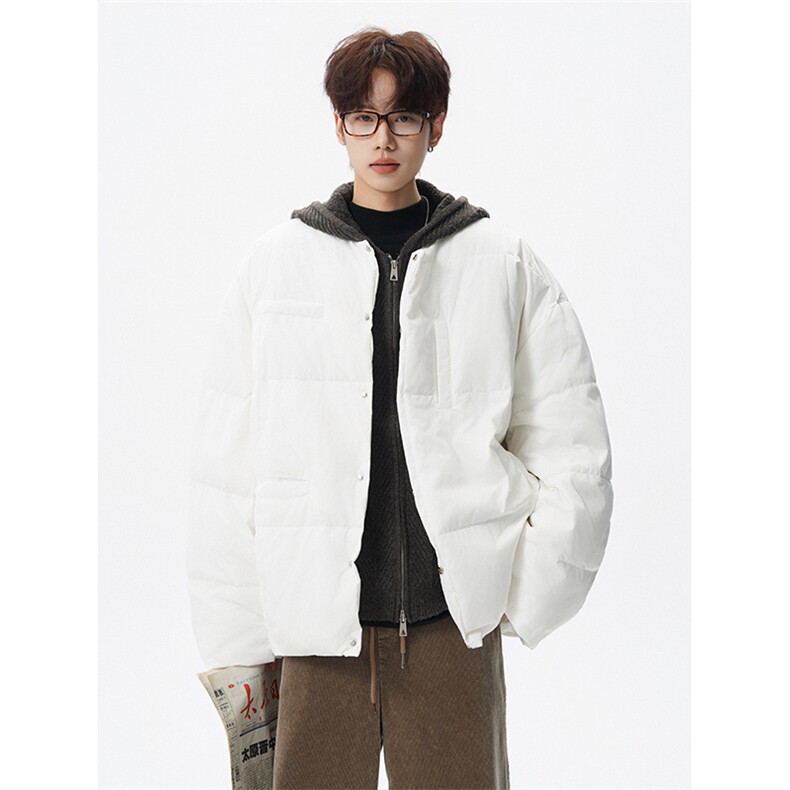 8XL-M90白鸭绒！超厚短外套羽绒服男面包服棉衣YRFC06P220控258,男装羽绒服,电商D206-1