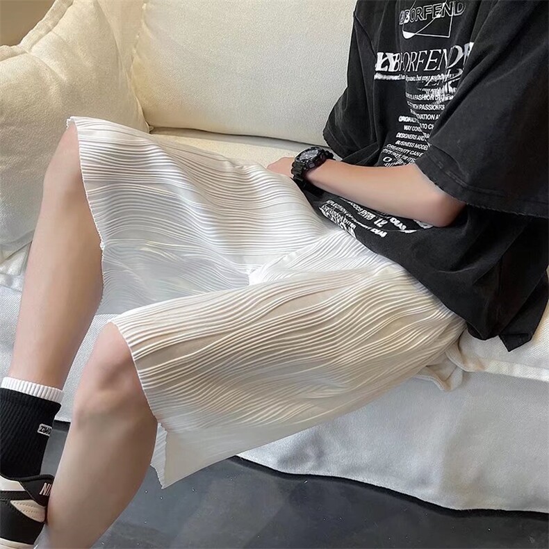 男夏季潮流时尚休闲短裤波浪纹短裤FK913P25,男装休闲裤,星座1116-2