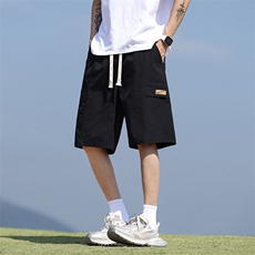 工装短裤男2025夏季薄款速干中裤男生宽松运动五分裤Q29120-特P28，男装牛仔裤，星座610（原A335）