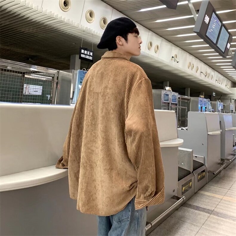 潮流夹克潮男春季灯芯绒外套J2151P35,男装夹克,星座1116-2