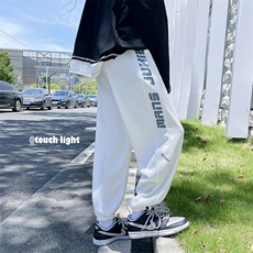 ins潮牌休闲裤男士夏季潮流速干宽松百搭束脚九分裤K1226-P28，男装休闲裤，星座512-4