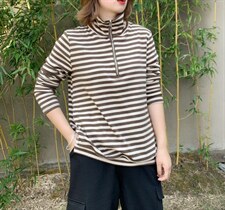 春装新款拉链休闲套头卫衣，女装卫衣/绒衫，月光水岸