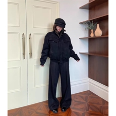 麂皮刺绣毛毛内里棉衣棉服外套D328-MY973-P128，男装棉衣，电商D328