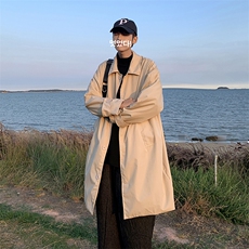 港风休闲男士春季风衣中长款F8871P48，男装风衣，星座1116-2