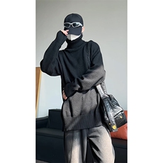 纯色高领毛衣男针织衫男女同款KD648-P35，男装针织衫/毛衣，电商D312-1