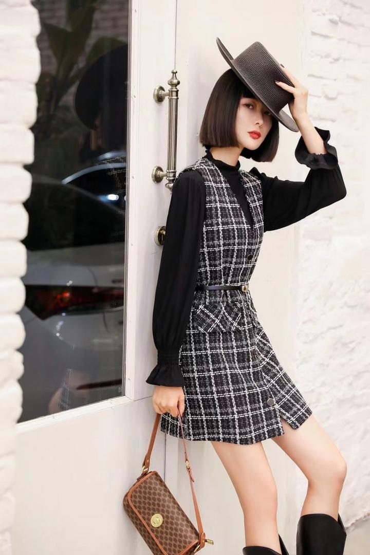 两件套连衣裙，,女装连衣裙,博内歌特