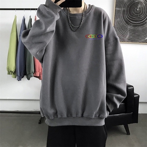 W 情侣印花圆领秋冬卫衣 常规P28 加绒P38 S-5XL 支持定制图片