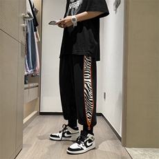 裤子韩版潮流运动裤男潮牌宽松束脚时尚休闲裤A161-2-G324-P35，男装休闲裤，电商A161-2