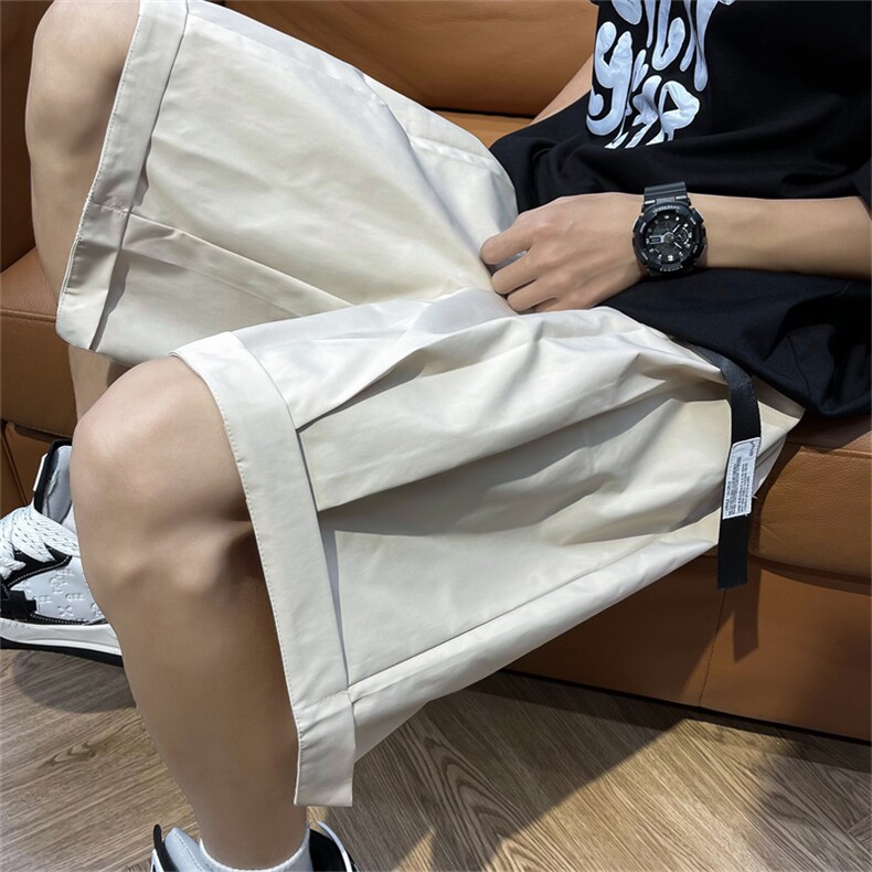 夏季美式高街直筒阔腿西裤男潮牌阔腿休闲五分运动短裤K7215-P30,男装休闲裤,星座512-3