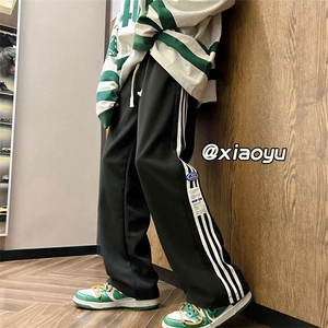 XZ616 早秋新款华夫格贴标休闲裤 TY373 P55控68图片