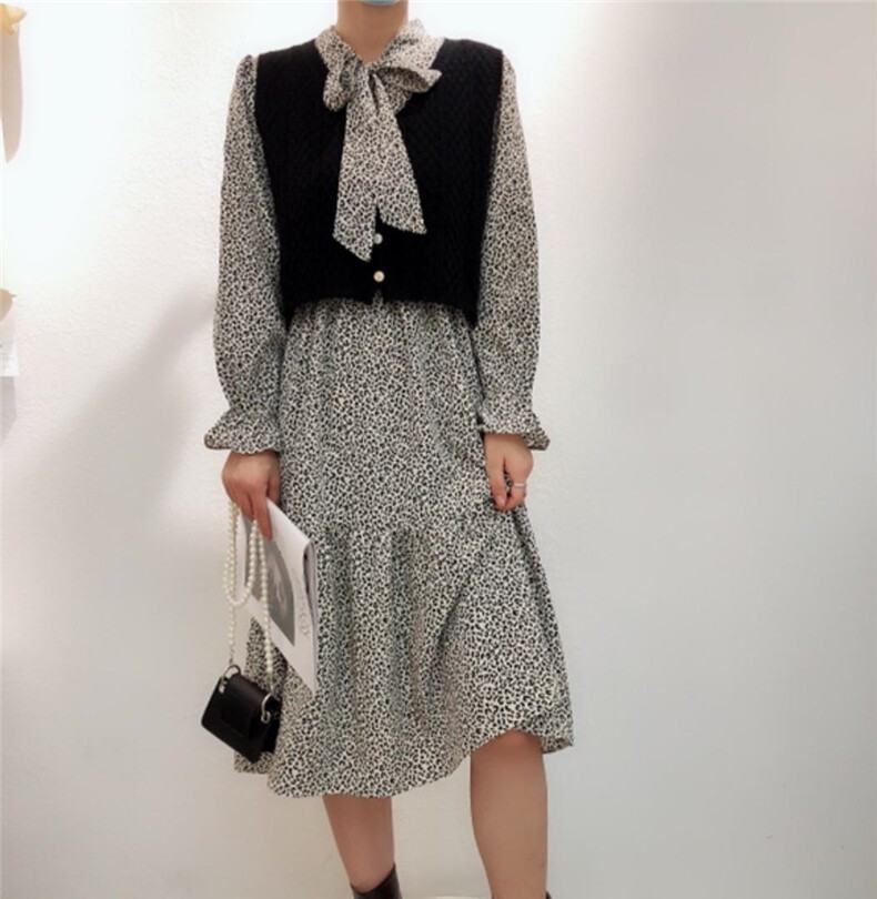 2件套连衣裙，女装连衣裙，时代公主