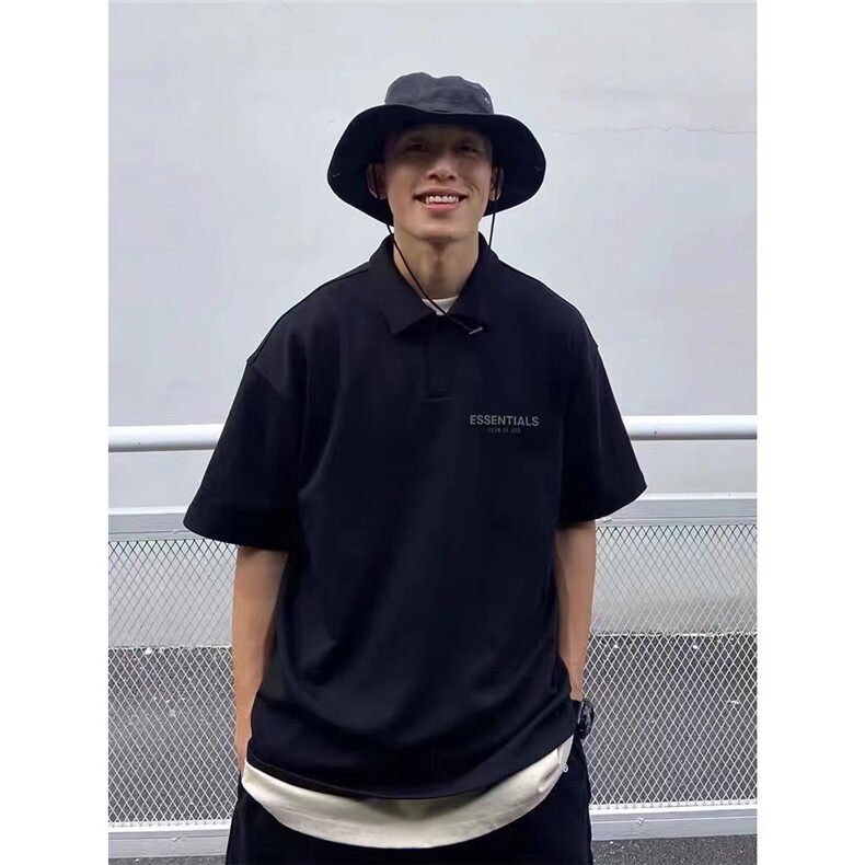 短袖男款polo衫痞帅高级感polo领重磅t恤夏季男装TX239,男装T恤,星座208-5