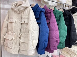 现货 羽绒服 五色 两码图片