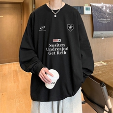 抖音得物供货量大从优可提供视频美式长袖T恤CT719特P25，男装T恤，电商A486-1
