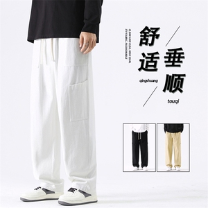 冰丝裤子男士夏季薄款运动工装裤透气速干夏天  K627-特批40图片