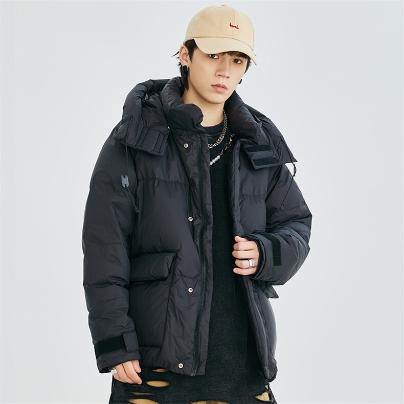 冬季新款立领基础羽绒服上衣外套纯色加厚羽绒服A305-3745-P200,男装羽绒服,电商B306
