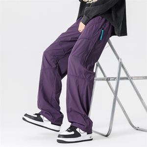 春款美冲锋裤男户外机能风登山运动裤高街设计感休闲裤AK0251-P53图片