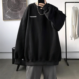 W33 情侣印花圆领秋冬卫衣 常规P28 加绒P38 S-5XL 支持定制图片