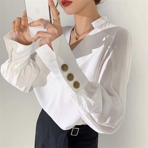 《现货》宽V灵动设计感衬衣,其它,M&VC