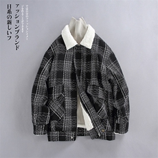 羊羔毛棉服男2025冬季新款休闲外套潮牌棉衣棉袄M613P120控158，男装棉衣，电商A157