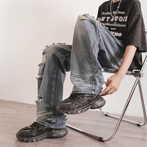 美式牛仔裤男款秋季长裤潮 NT773 P40图片