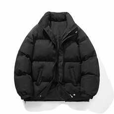 冬宽松纯色大码休闲加厚保暖立领棉服棉衣外套M5228-P40【特价】，男装棉衣，电商A007