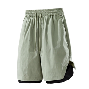 现货 夏季工装短裤男ins潮牌休闲百搭潮流痞帅五分裤D02517-P43图片