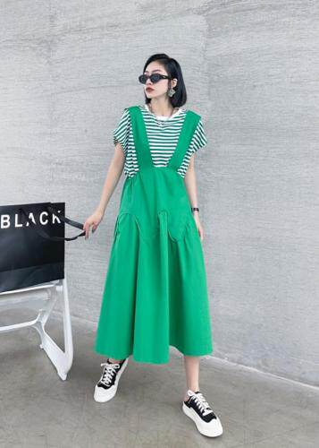 欧货同款背带群套，女装，玩美