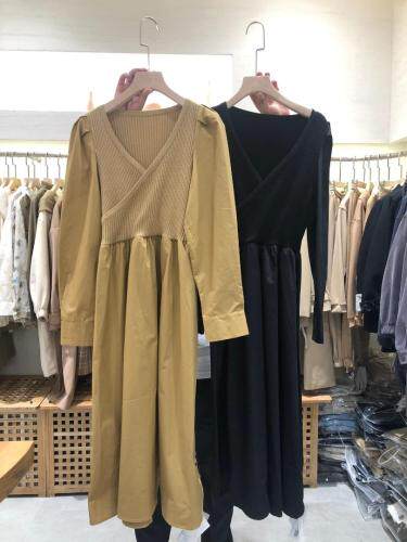 拼接款连衣裙两色，女装连衣裙，TOP.1