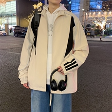 春季新款中性风三防户外夹克男立领冲锋衣外套DSA157B-JK1563-P65，男装夹克，电商A157B