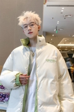 XZ213-GKMY8865-P148控168港风双面穿全刺绣立领加厚保暖棉服ins，男装棉衣，星座213