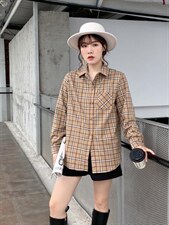 加绒衬衫，女装衬衫，依伊贝诺