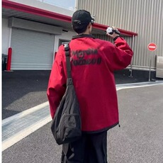 港风秋款男两面穿夹克满天星字母印花外套JK0038P60，男装夹克，星座1013-1