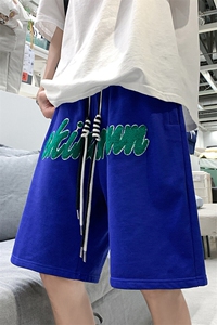 1港风大码M-5XL中性风短裤女男士中裤男潮流五分裤DK7713P37控49图片