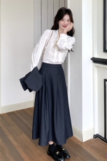 法式小香风马甲套装裙女2025春季新款气质一整套穿搭半身裙三件套，女装套装/套裙，2D078