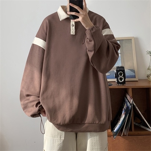 电商DSA028-KBPLCT P50 65棉 新款港风长袖POLO衫男控68图片
