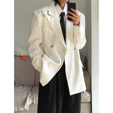 日系西装潮流新款气质百搭ins慵懒原宿时尚流行文艺简约，女装西装，星座506A