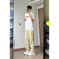 24ins春夏季简约时尚百搭速干休闲直筒裤-BK2404，男装休闲裤，星座1002-1