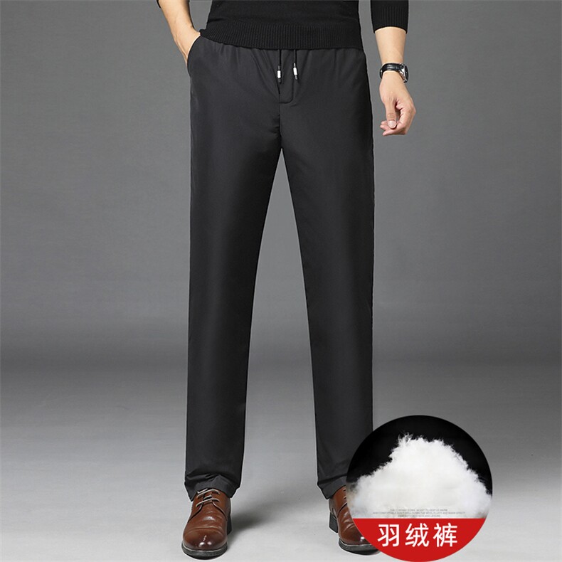 大货深库存！103/P60中老年羽绒裤男爸爸休闲商务保暖裤中年裤，男装棉裤，星座1216