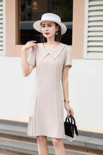 阳离子醋酸连衣裙，女装连衣裙，雪飞诗