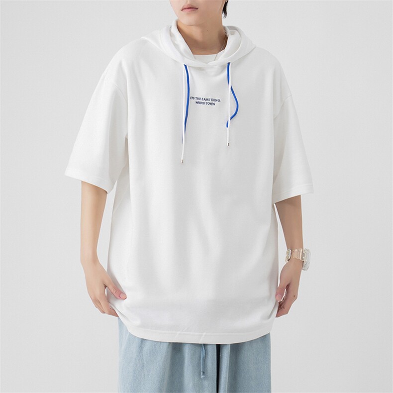 夏季新款潮牌时尚ins字母刺绣潮流男士短袖ZDL3208-P50,男装T恤,星座717