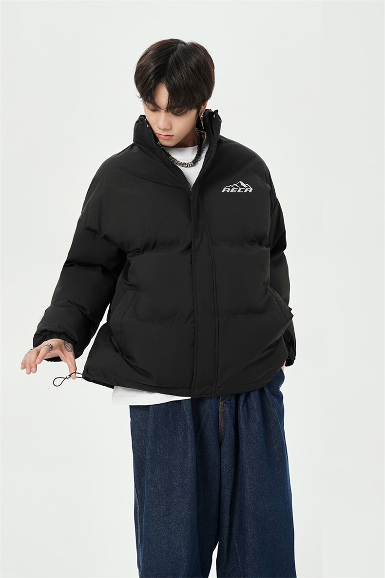 日系白底直播抖音高品质宽松男羽绒棉面包服棉衣外套M1049P85,男装棉衣,电商C408(原B339-1)
