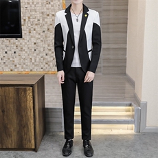 T168-P120春秋男士时尚西服两件套装礼服职业装，男装西服，星座507A（原星座306B-2）