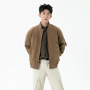 时尚夹克三防立领冲锋衣工装飞行夹克潮外套男装XZ212-QJK064-P52图片