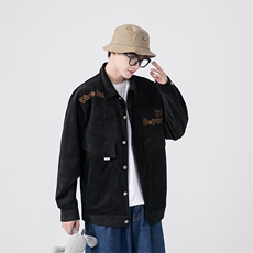 春秋季百搭休闲宽松灯芯绒夹克男士JK152-P60，男装夹克，星座1204